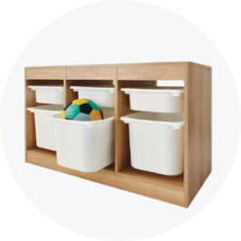 Wooden car storage on sale box kmart