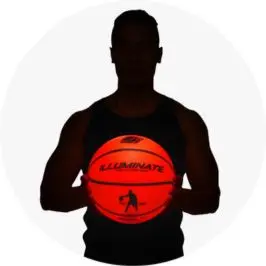 Light Up Basketball - Size 7, Or