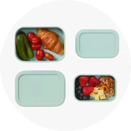 2 Pack Sage Silicone Snack