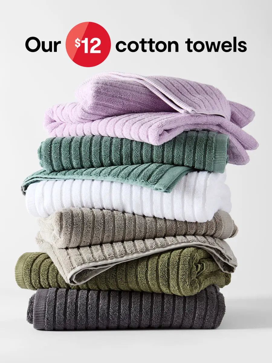 Our $12 cotton towels