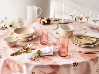 A shot of dining table settings