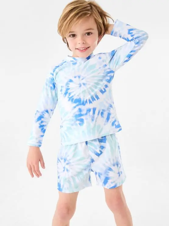 Printed Long Sleeve Rash Vest for Boys