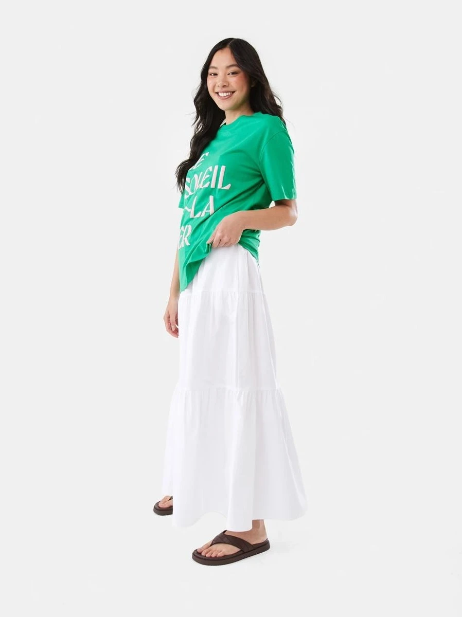 Poplin Tiered Maxi S