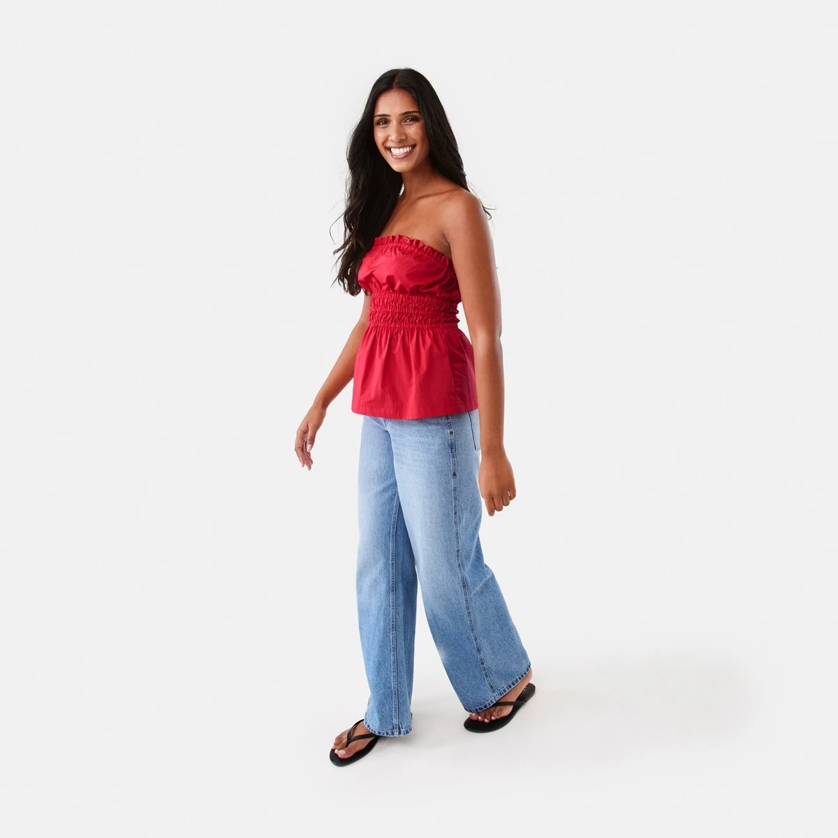 Womens Straight Leg Jeans