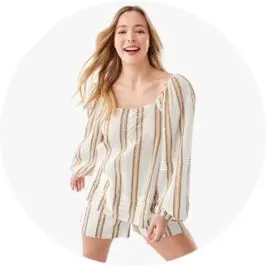 Womens Long Sleeve Square Neck Boho Bl