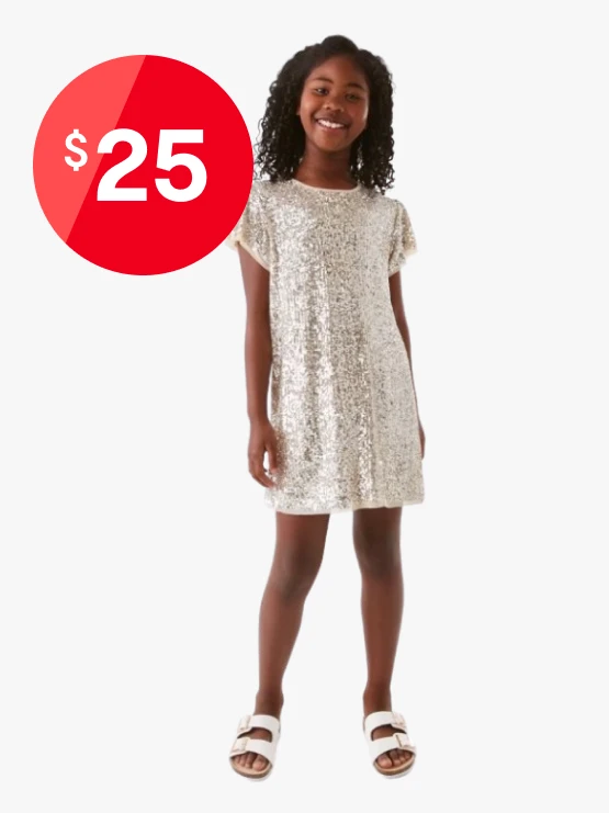 Girls 8-16 years Sequin Dress