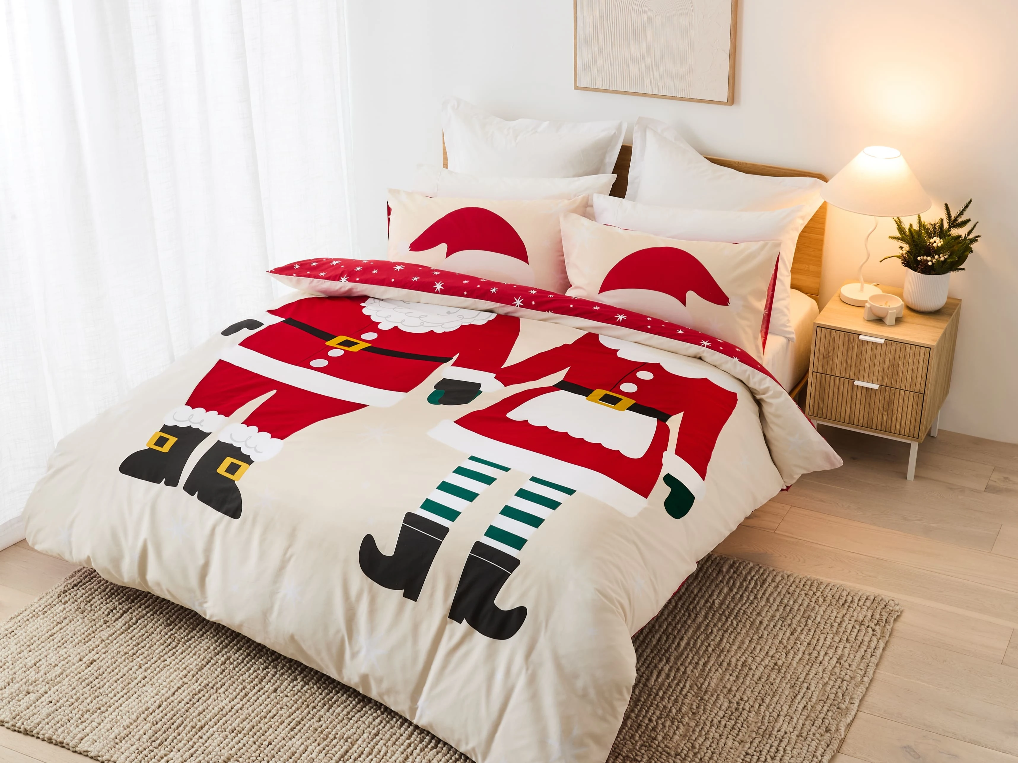 Christmas theme bedding set