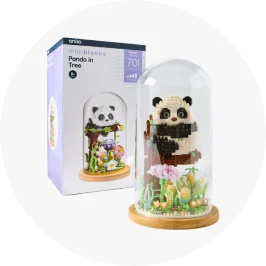 Mini Blocks Flower Series: Panda in Tree - Asso