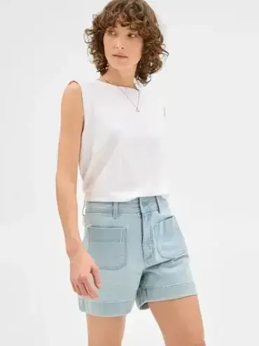 Target womens denim mila shorts light 