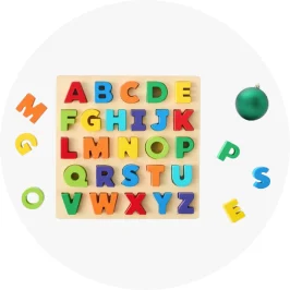 Learn the Alphabet Chunky Wooden Pu