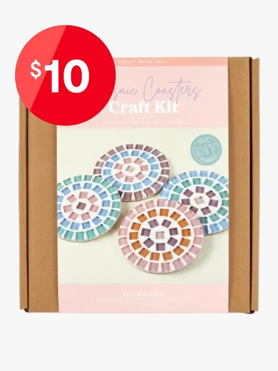 DIY Mosaic Coasters Craft Kit