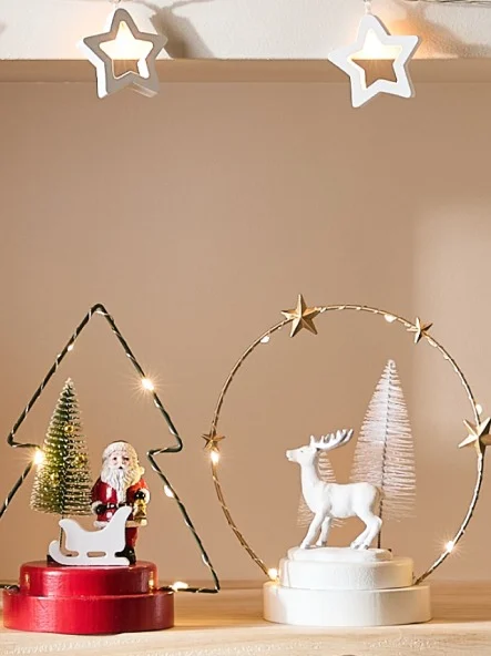 Light Up Mini Scene Christmas Decorat