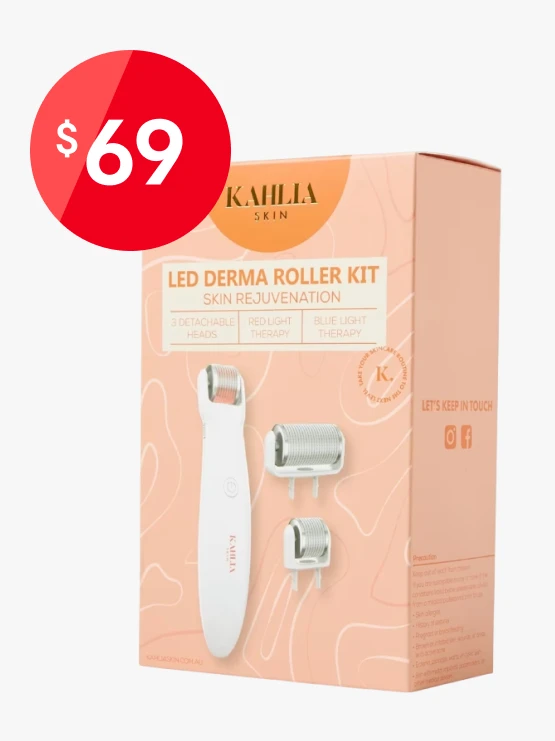 Kahlia Skin LED Derma Roller Kit