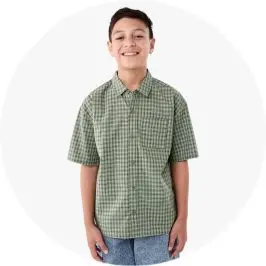 Short Sleeve Check Shirt for 
