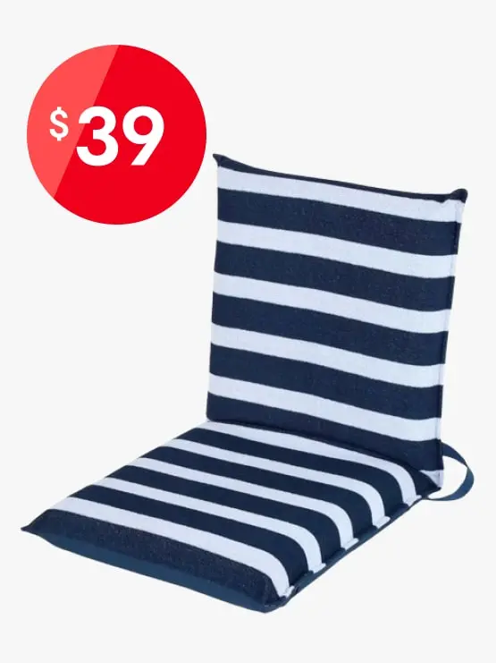 Stripe Cushion Recliner