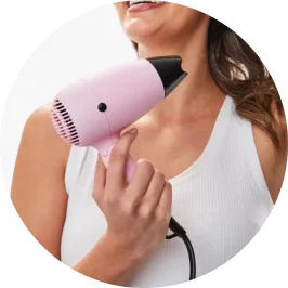 Mini Hair Dryer in pink c