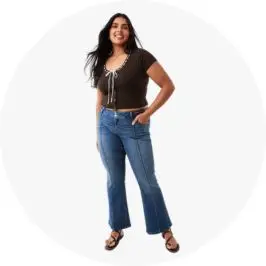 Womens Low Rise Bootleg J