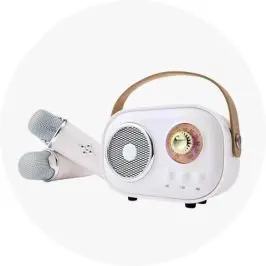 Retro Karaoke Set with Two Microph