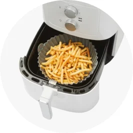 Silicone Air Fryer Tray - Grey