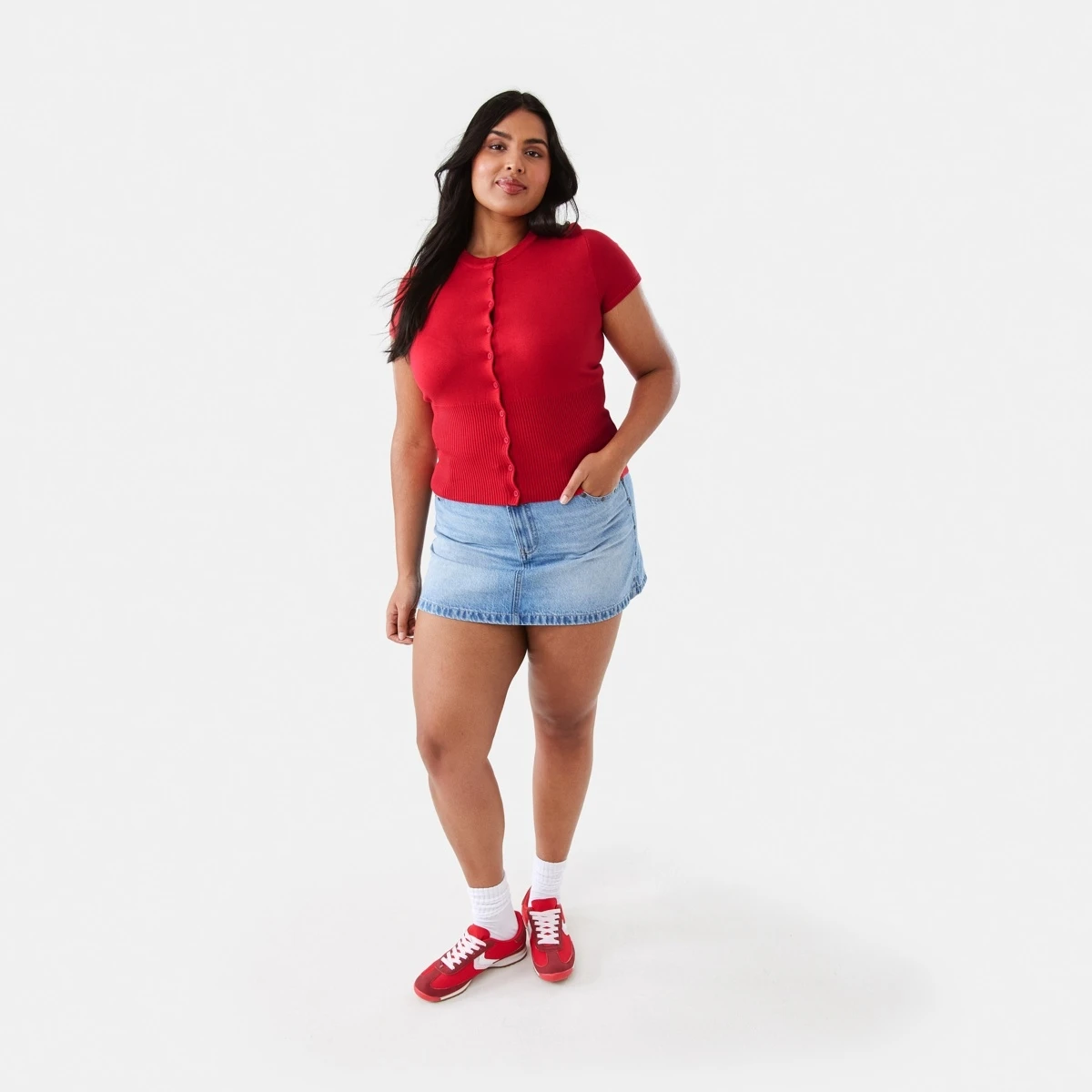 Longline Button Up Top