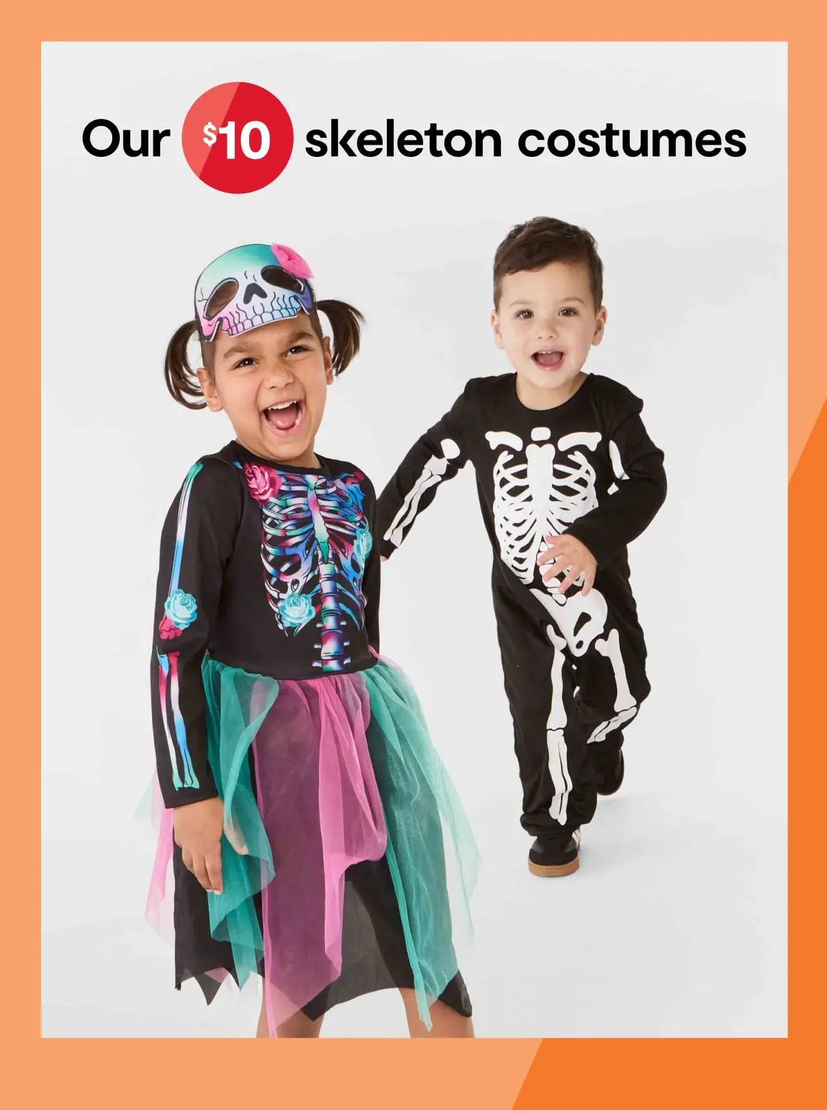 Our $10 Skeleton Costumes