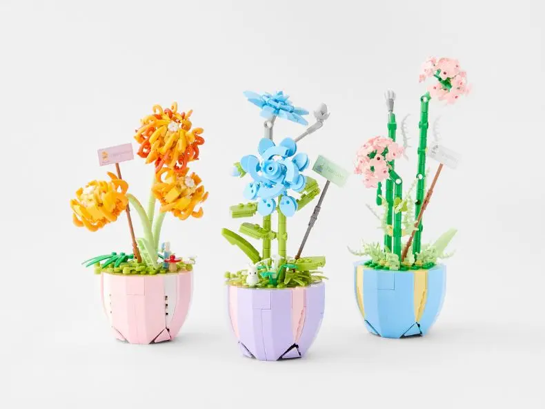 Mini Blocks Flower Series Flower Pot - Asso