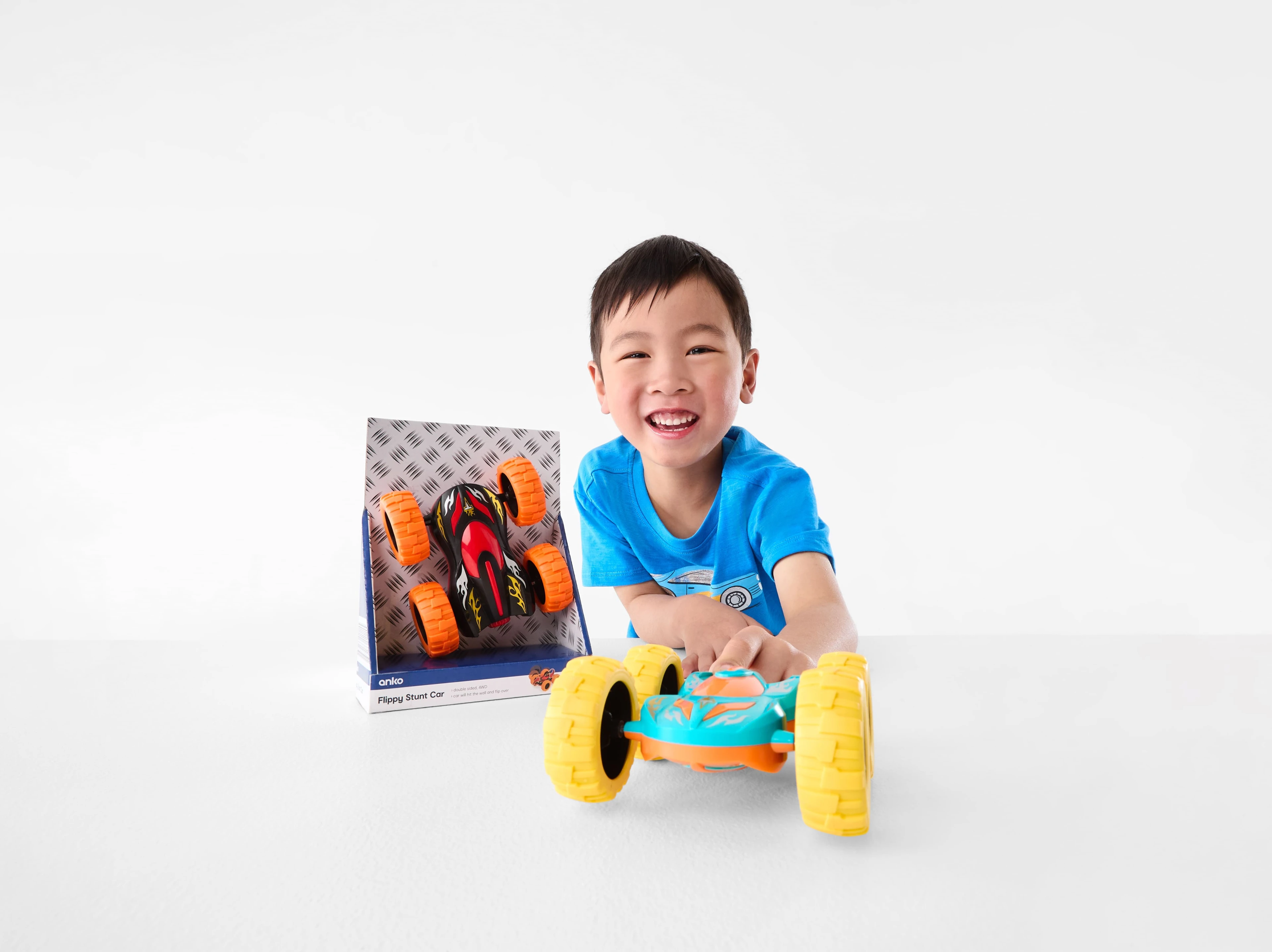 Boy With Remote Control Car