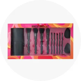 Image Of 12-Piece Makeup Brush Set And Travel 