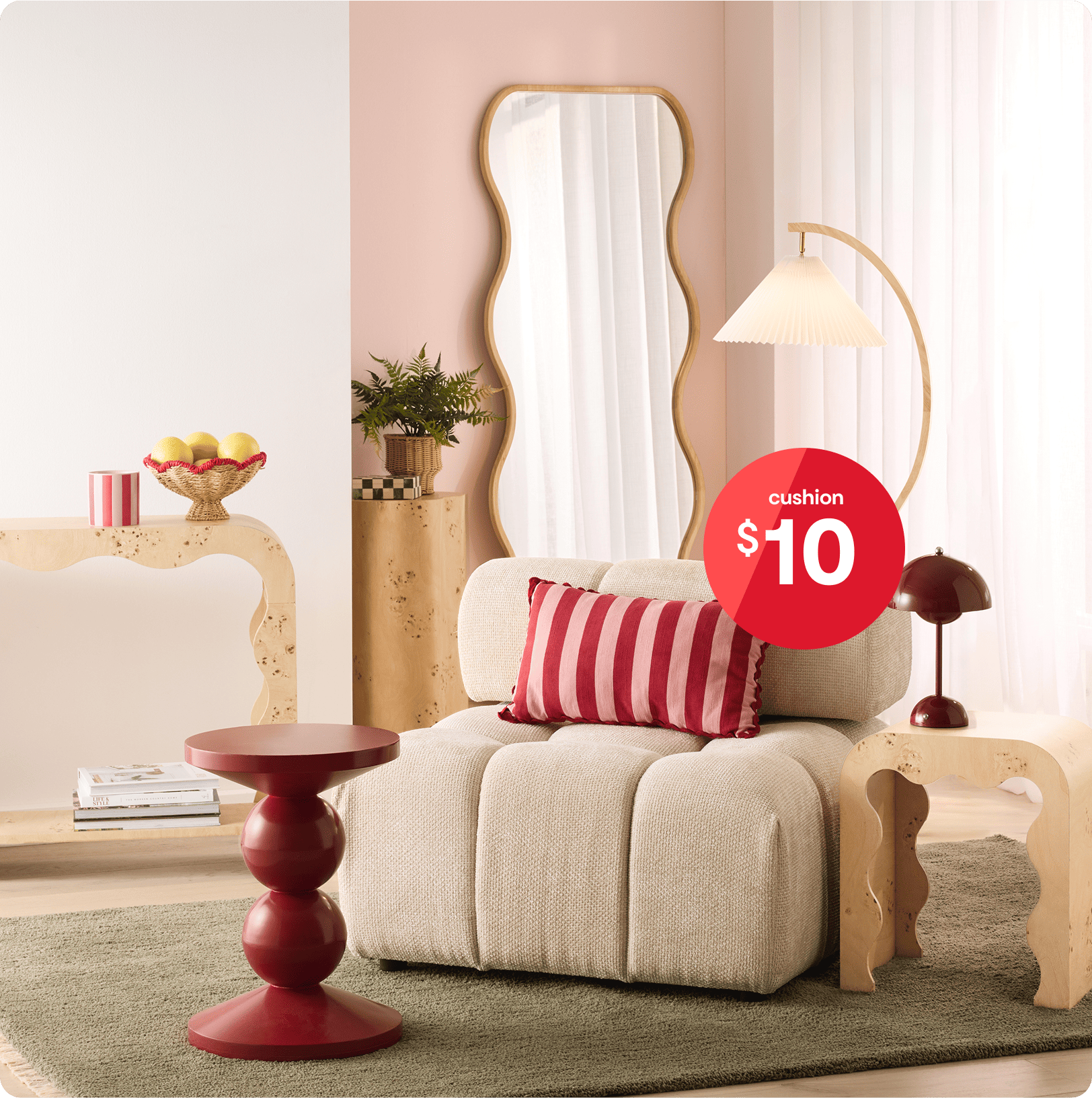 Cushion $10