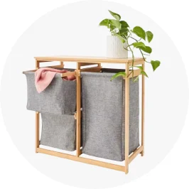 Laundry Hamper With 3 Drawers