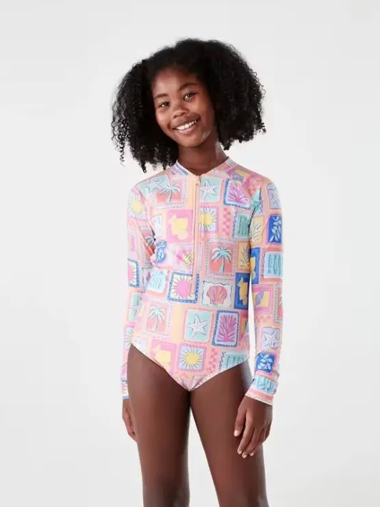 Long Sleeve Swimsuit for Girls 