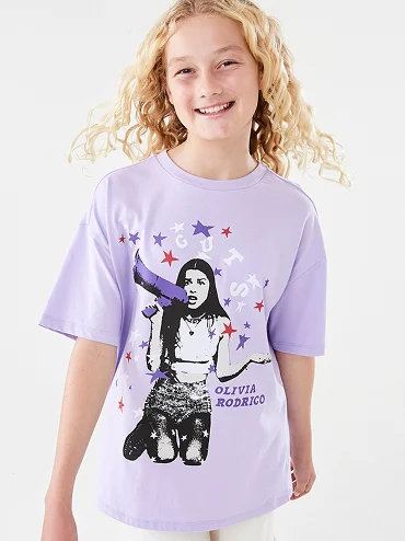 Olivia Rodrigo Oversized License T-s