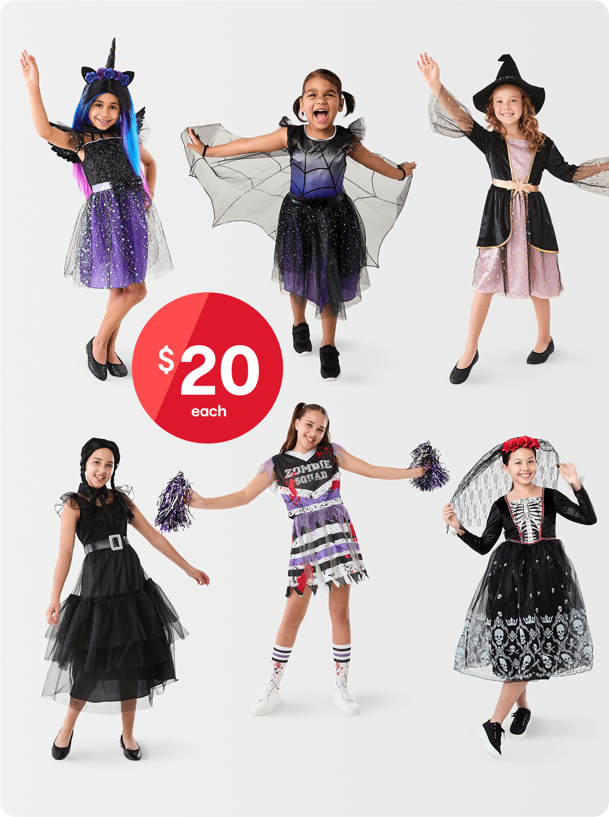 $20 Halloween Girls Costumes