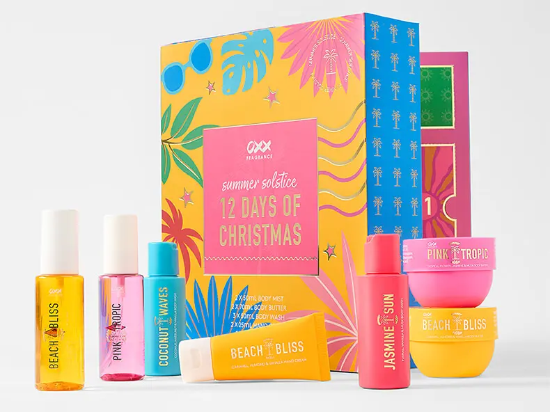 OXX Cosmetics Summer Solstice 12 Days of Christmas Advent Calendar