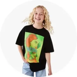 Billie Eilish License Oversized T-shirt for Girls 
