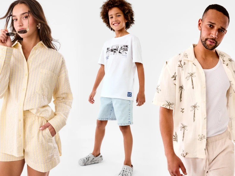 Fresh spring summer styles for the whole fa