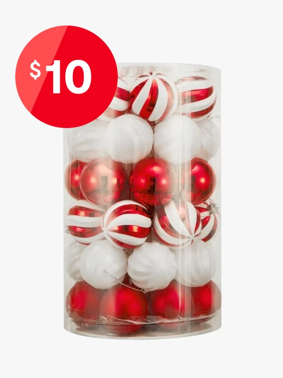 47 Pack 6cm Novelty Baubles