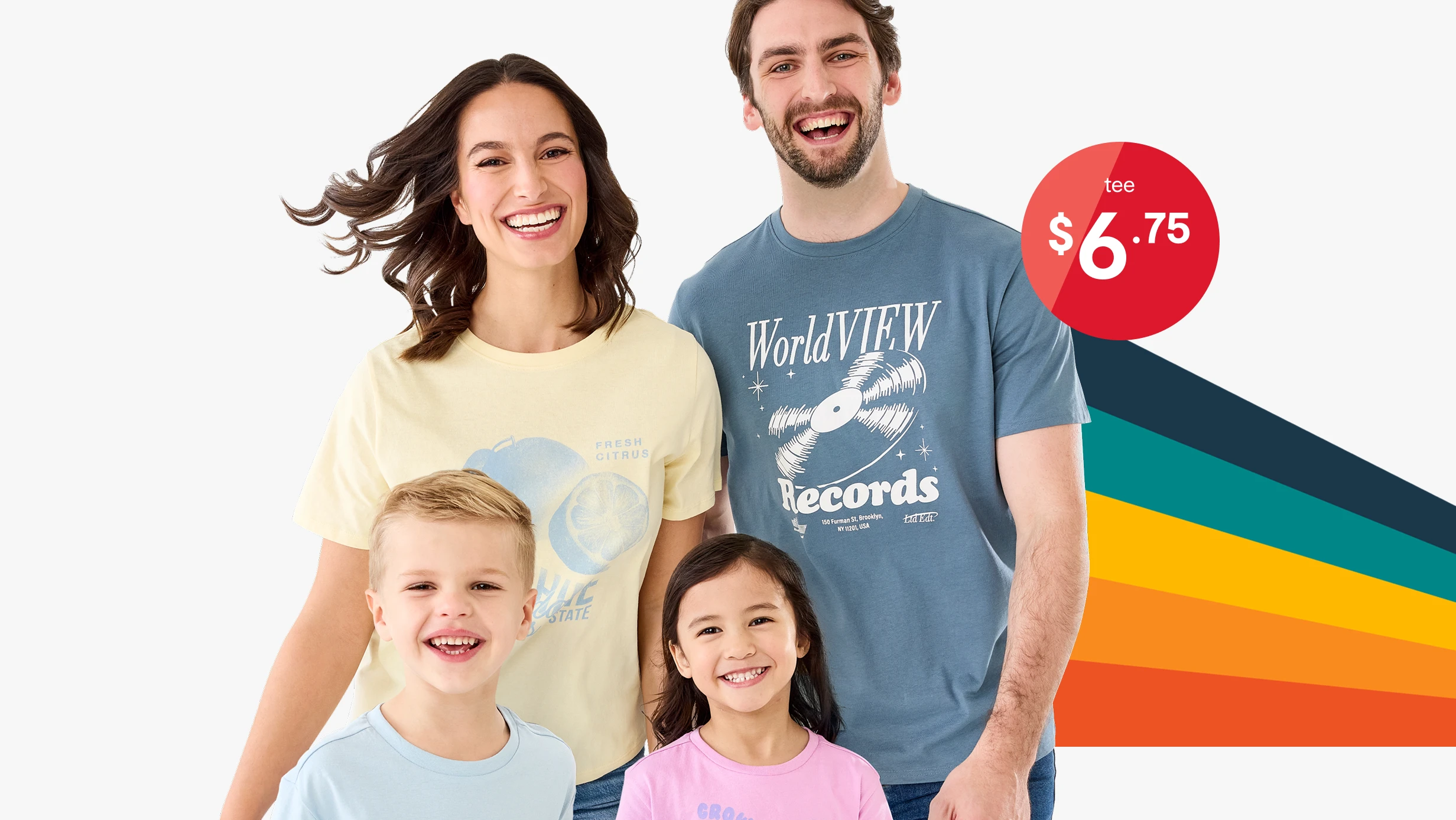Shop Outfits for Family at Kmart at low prices