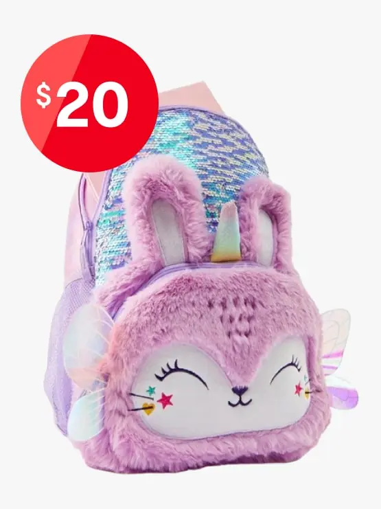 Novelty Plush Bunny Backpack