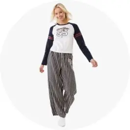 Womens Betty Boop License Long Sleeve Top and Pants Pyjama