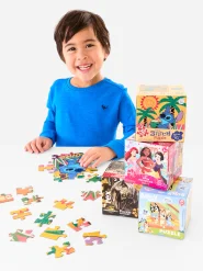 Boy playing with puz