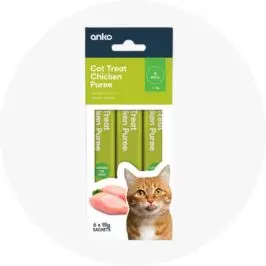 6 Pack Cat Treat Chicken Puree Sac