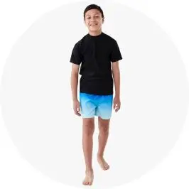 Boys swim t-shirt and sh