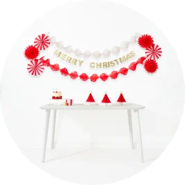 12-piece Christmas decoration 