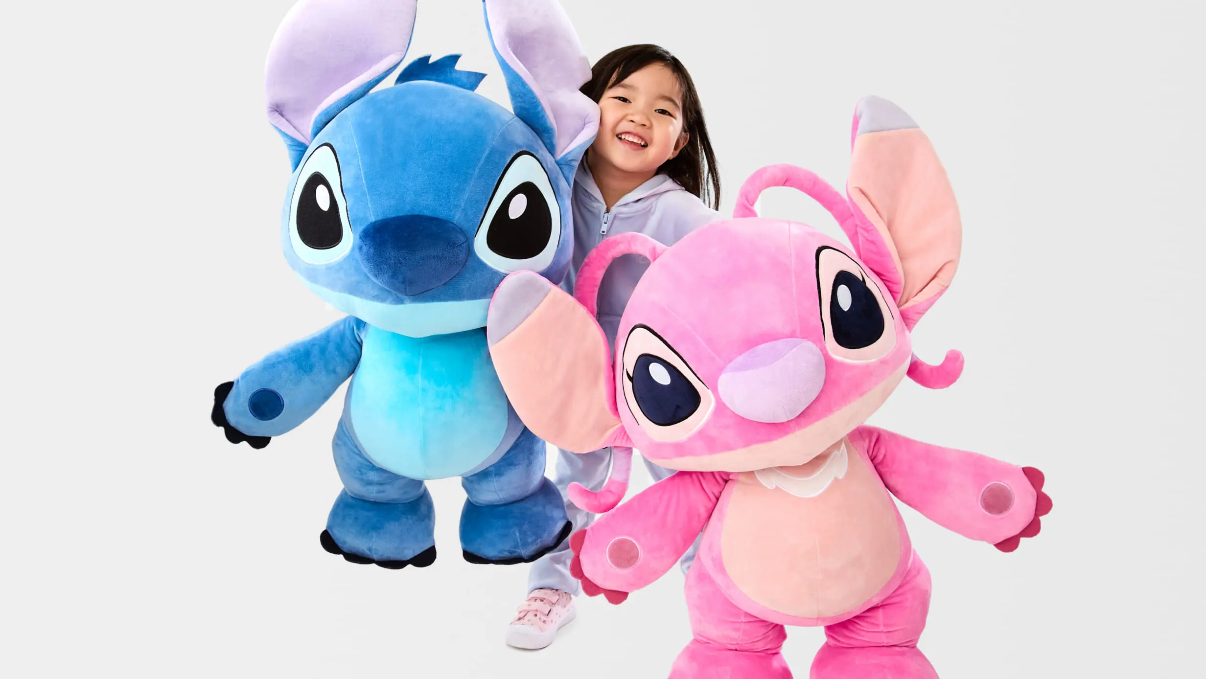 Disney Lilo & Stitch Weighted Plush Toy & Angel Plush Toy