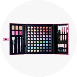 OXX Cosmetics 89 Piece Glitter Makeup Box - Soft 