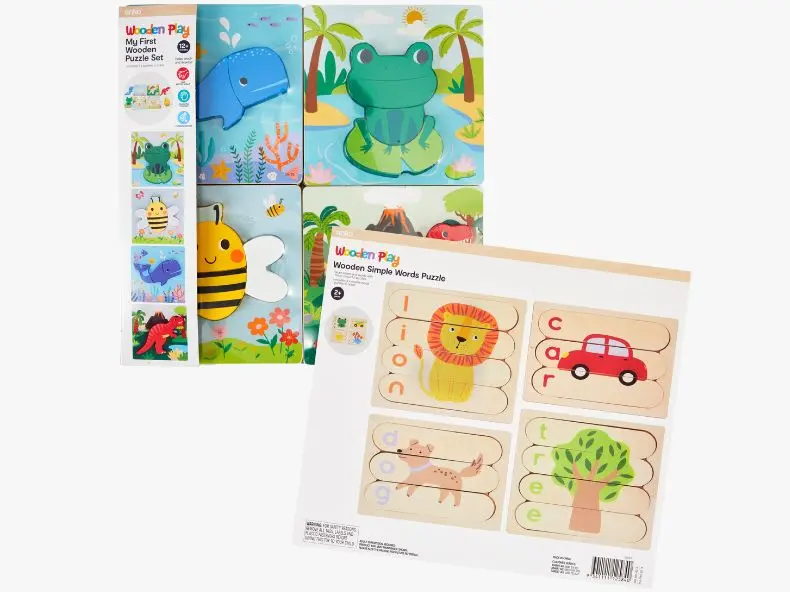 Wooden Play My First Puzzle