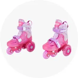 Tri Trainer Skates - Pink, Size 8.5 t
