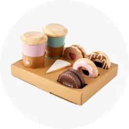 12 Piece Wooden Babyccino