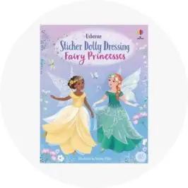 Usborne Sticker Dolly Dressing Fairy Princesses by Fiona Watt - 